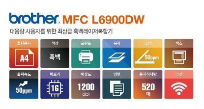 소형복합기렌탈 MFC- L6900DW
